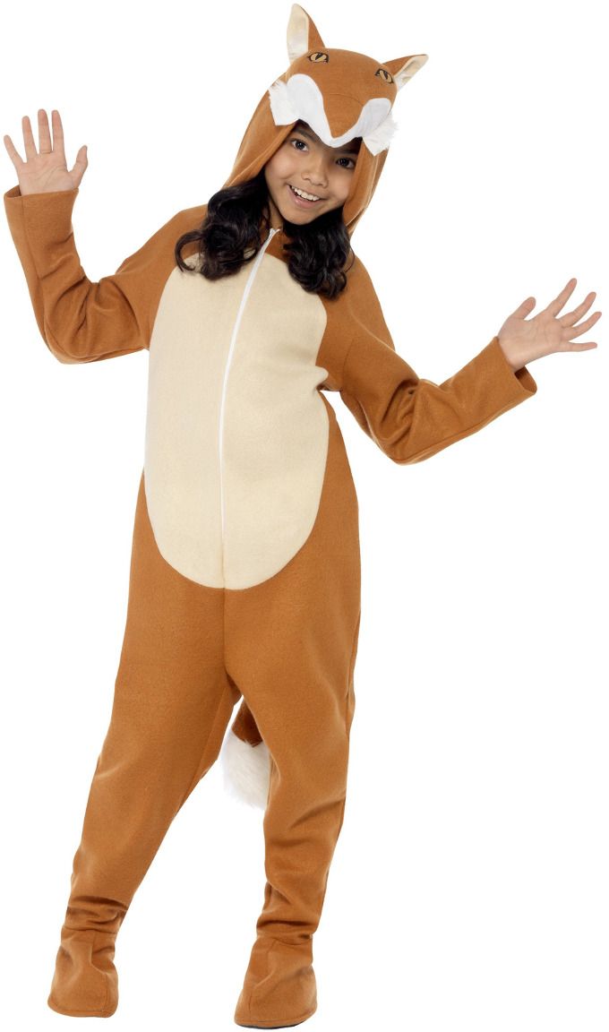 Pluche vos kind onesie