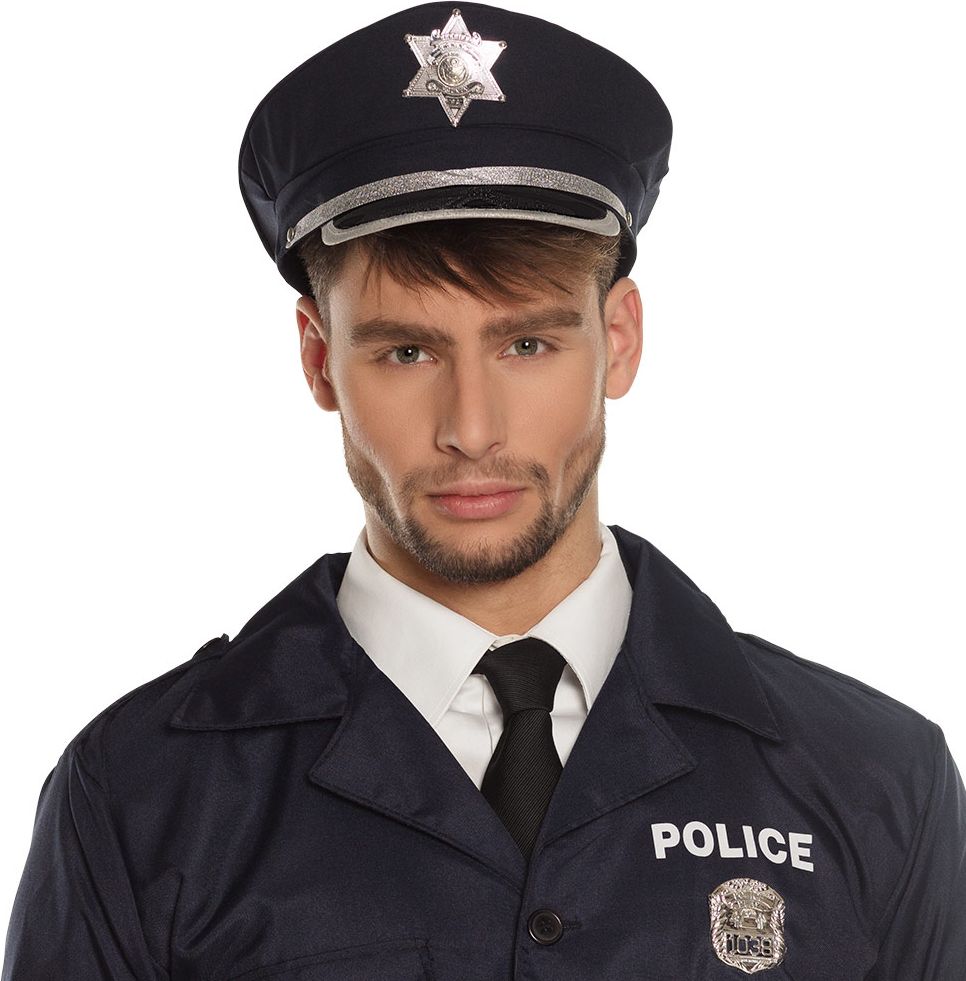 Politie agent pet met ster
