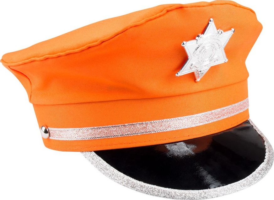 Politie pet oranje