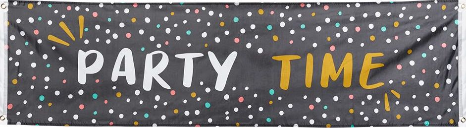 Polyester Spandoek 'Party Time' 180cm