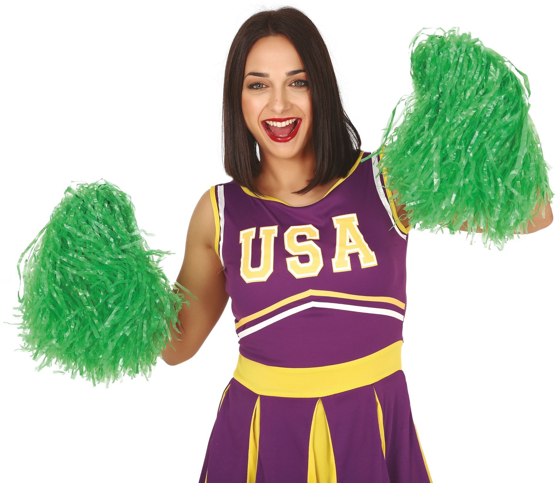 Pom pom cheerleader groen