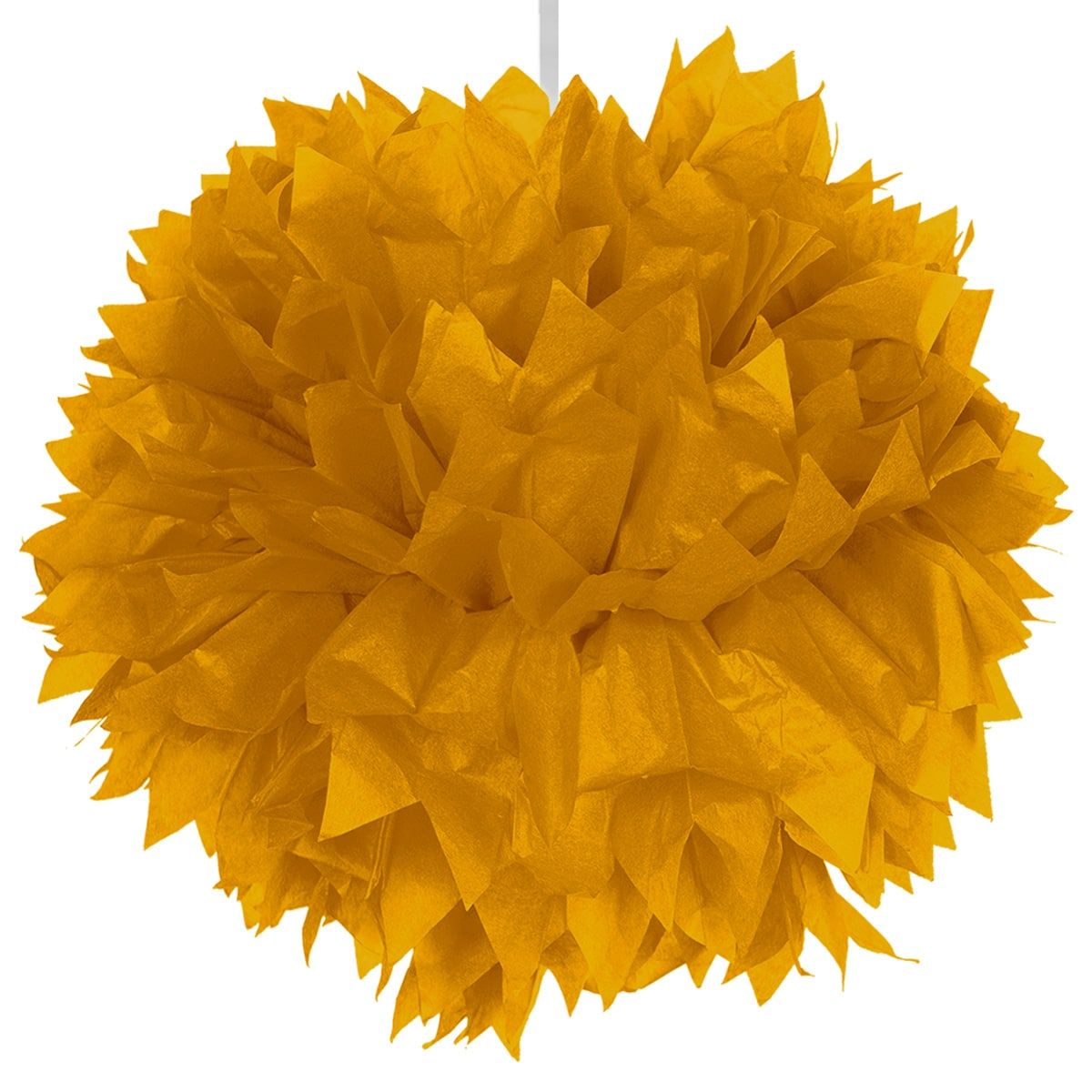 Pompom hanger goud 30cm