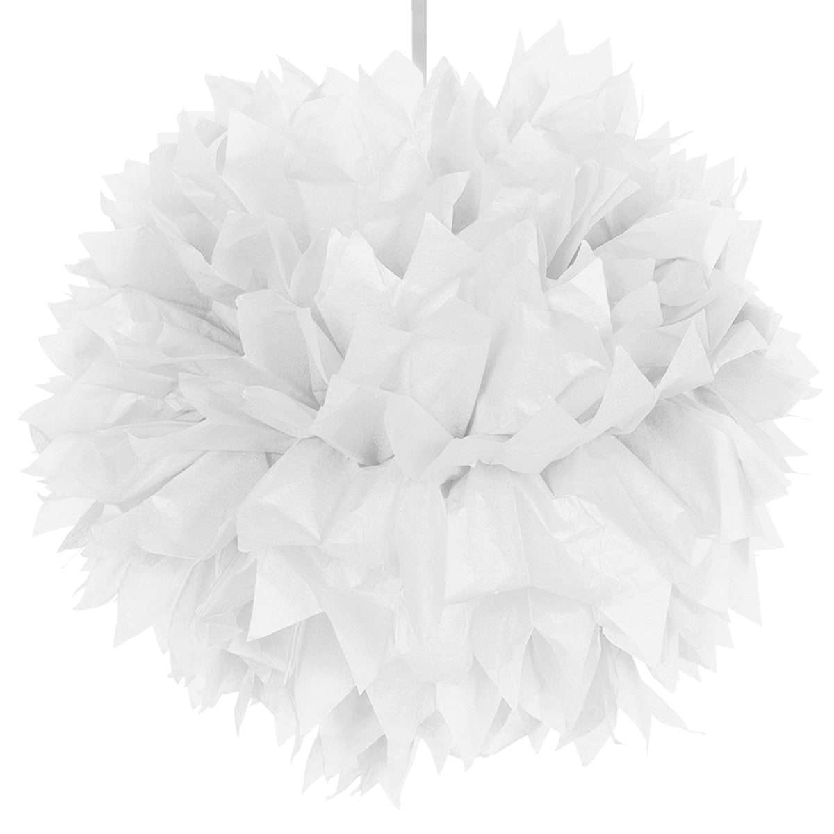 Pompom hanger wit 30cm