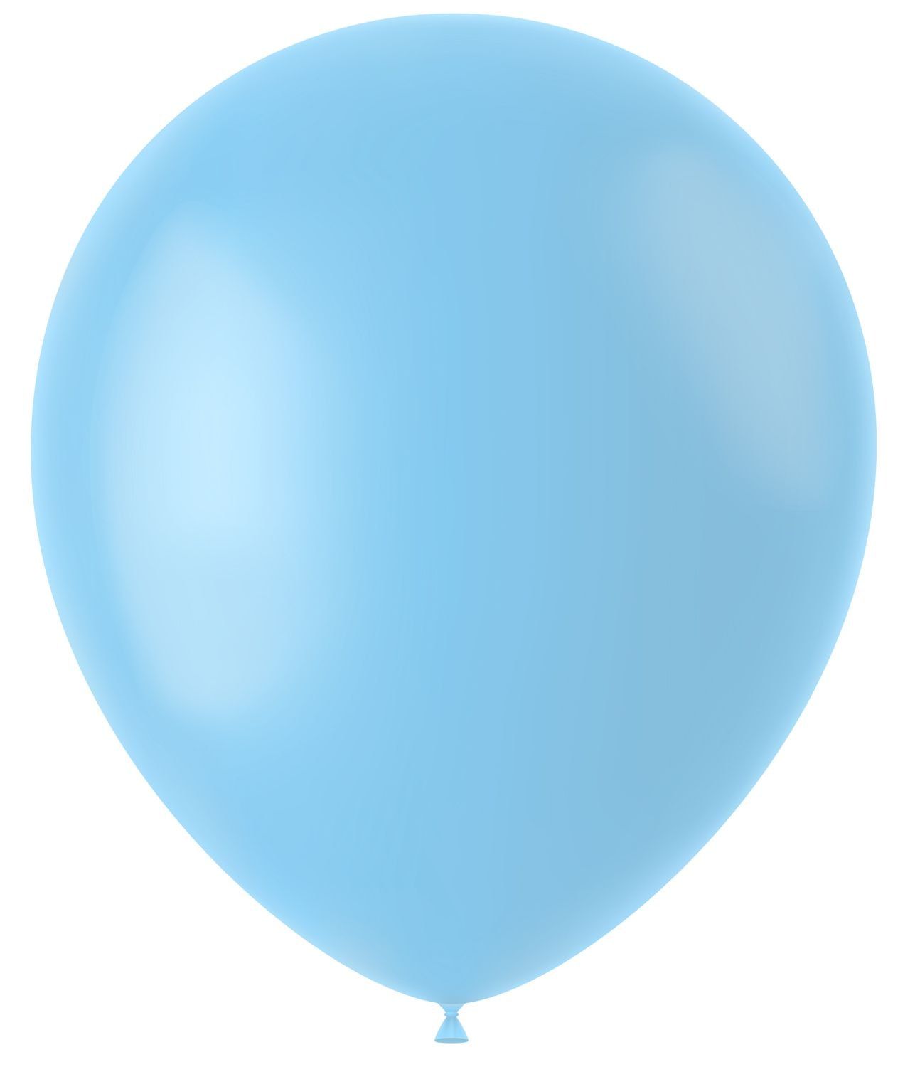 Powder blauwe mat ballonnen 50 stuks
