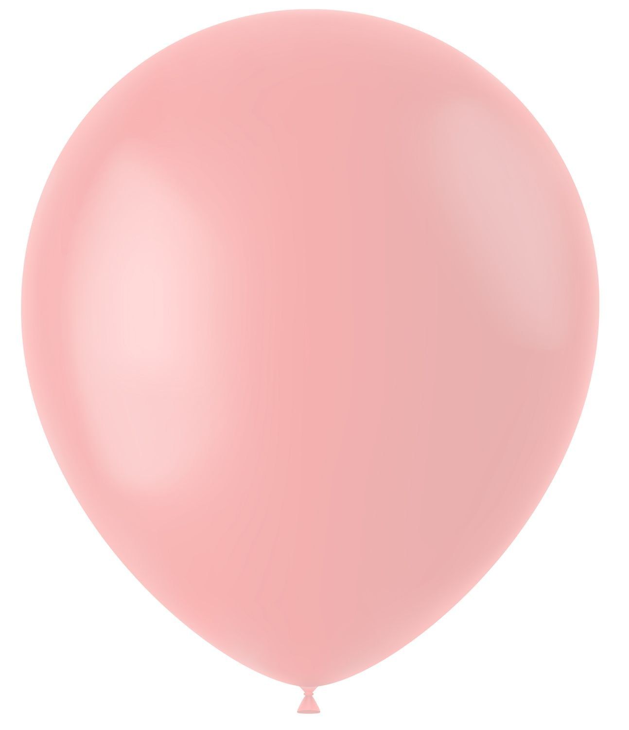 Powder roze mat ballonnen 100 stuks