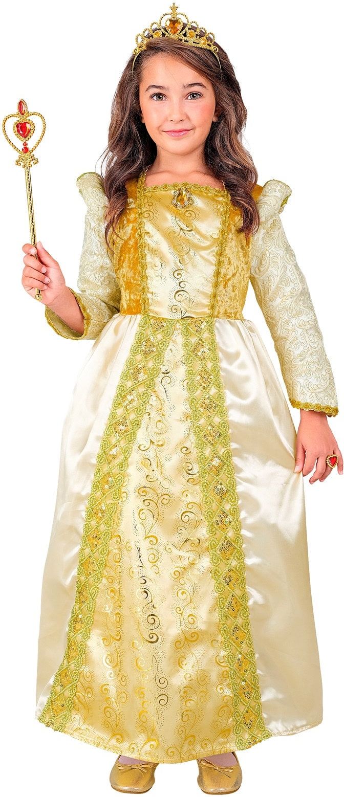 Prinses Jurk Middeleeuwen Goud Meisjes