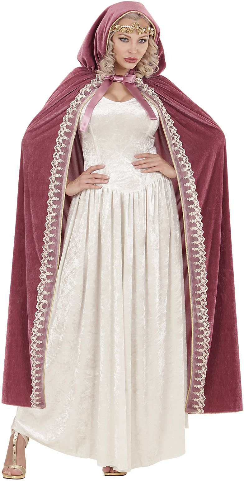 Prinsessen cape roze One-size-volwassenen