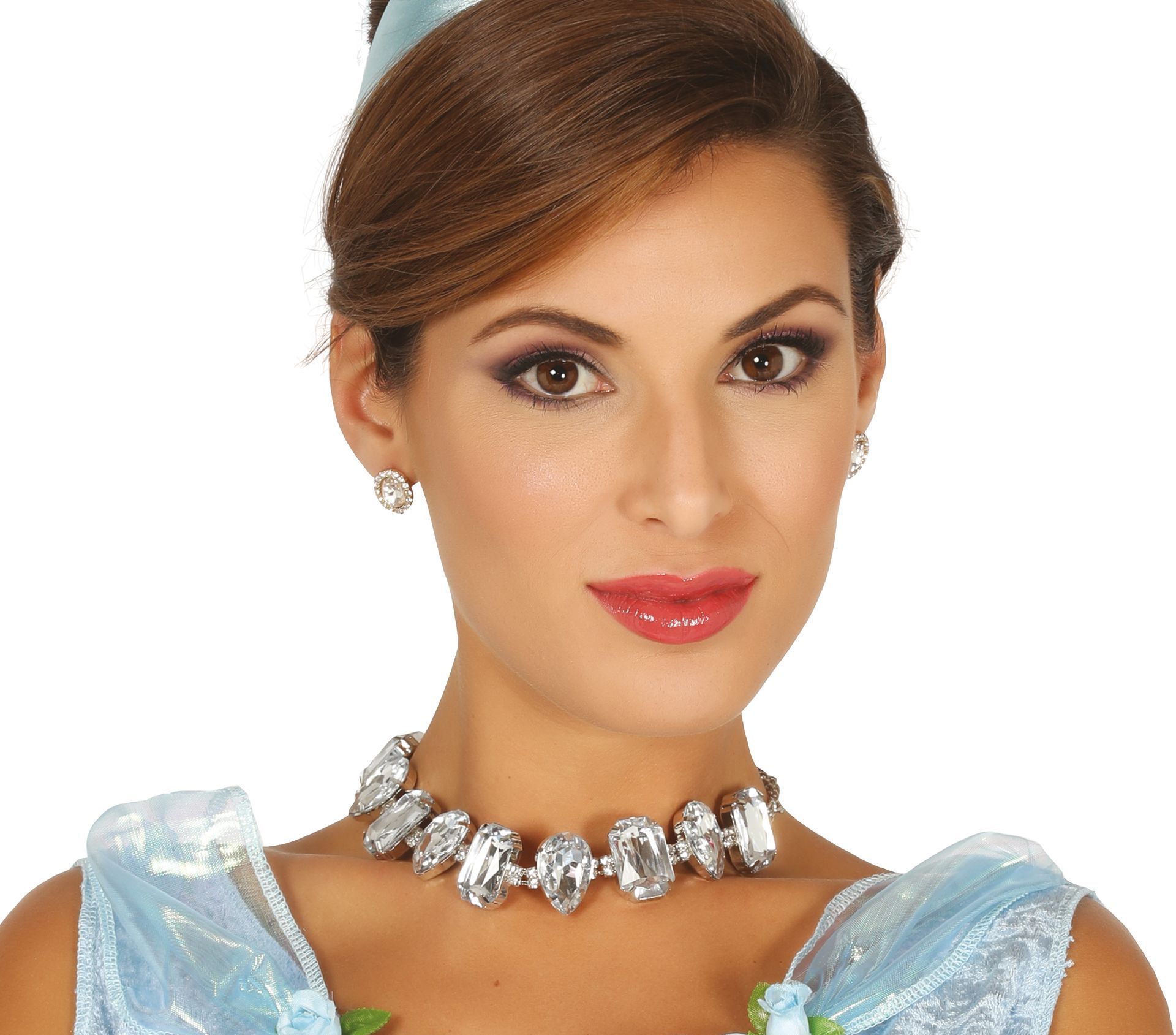 Prinsessen diamant ketting