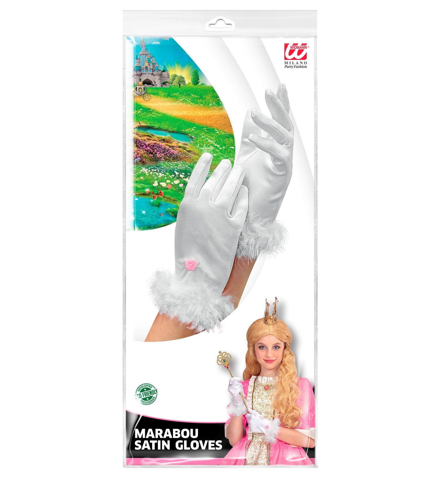 Prinsessen Handschoenen Wit Meisjes