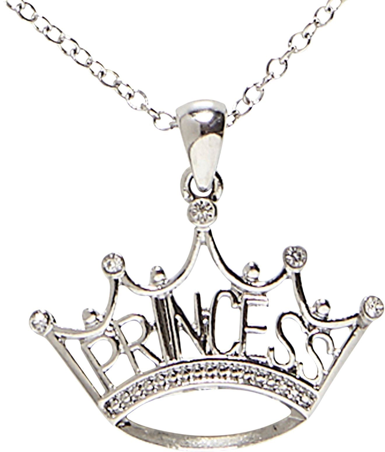 Prinsessen ketting met kroon