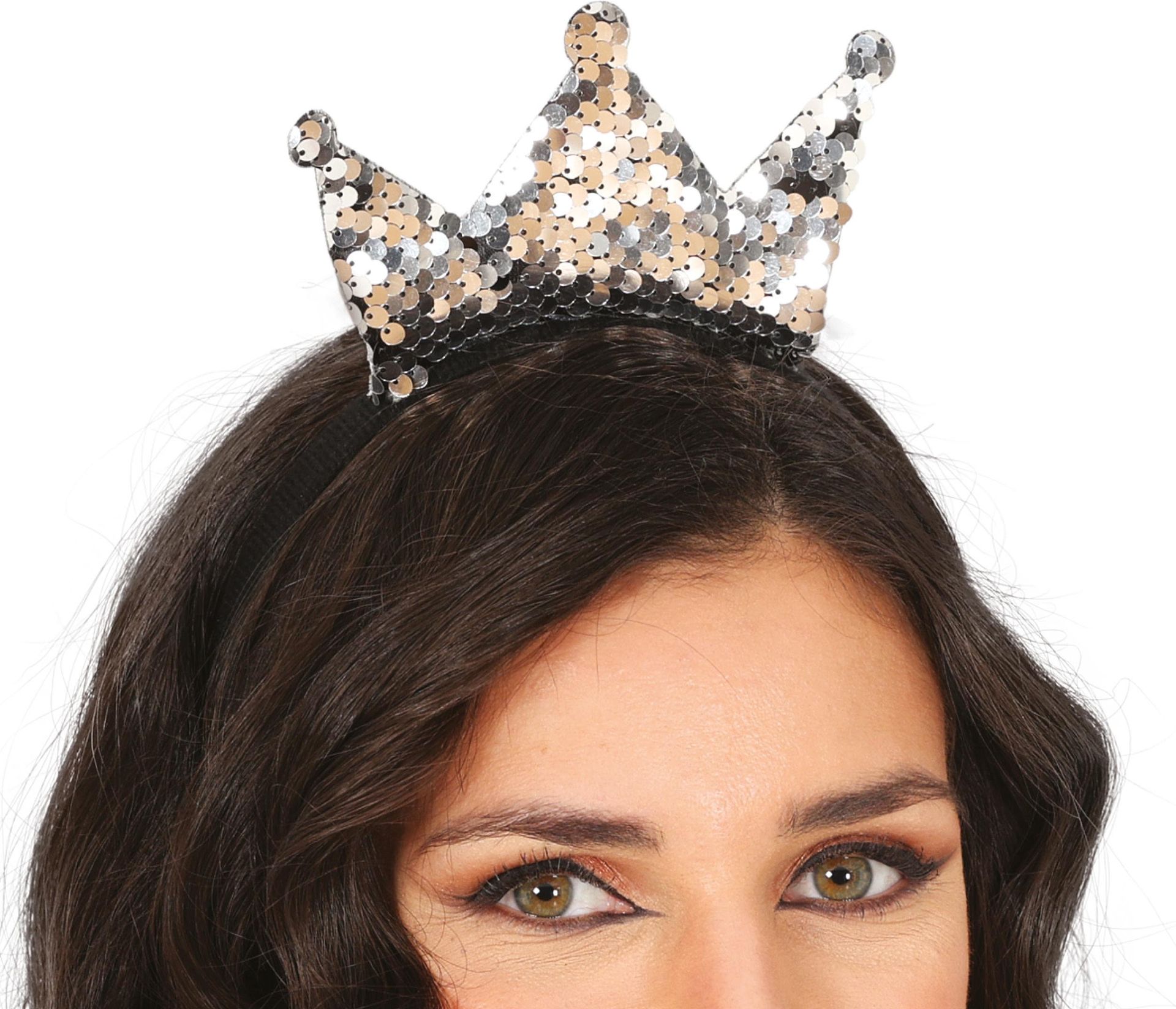 Prinsessen Kroon Zilver Hoofdband