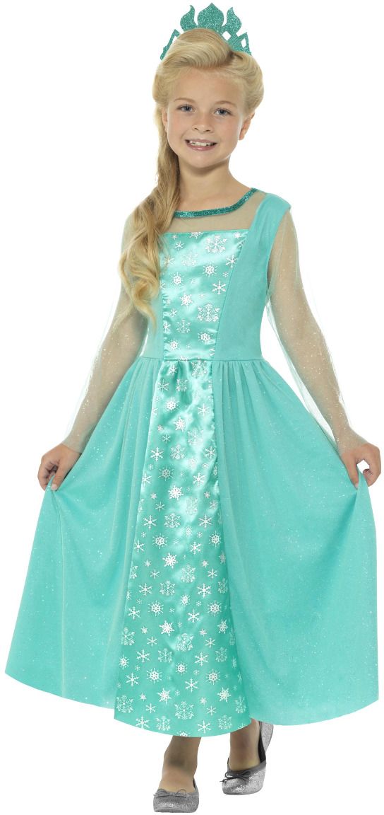 Prinsessenjurk meisjes blauw