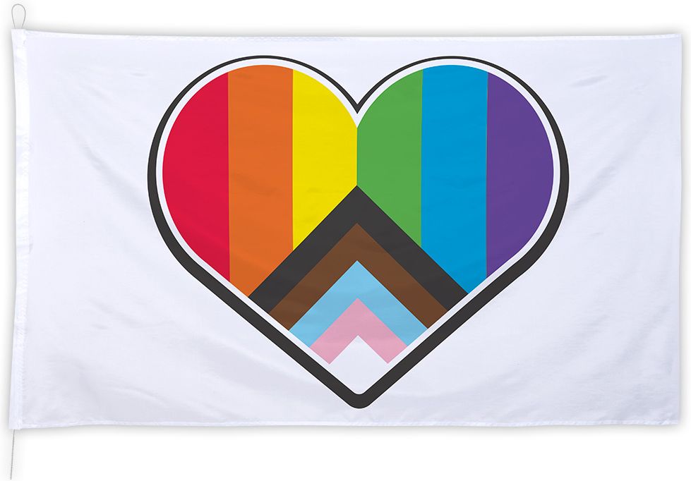 Progress regenboog vlag XXL