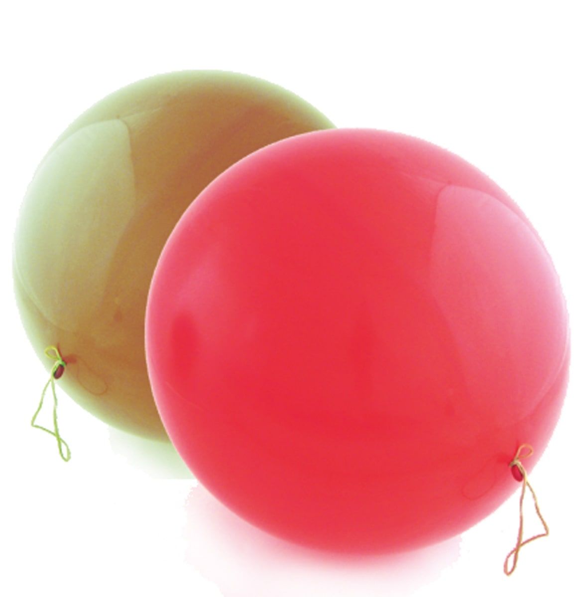 Punch ballonnen rood groen 2 stuks