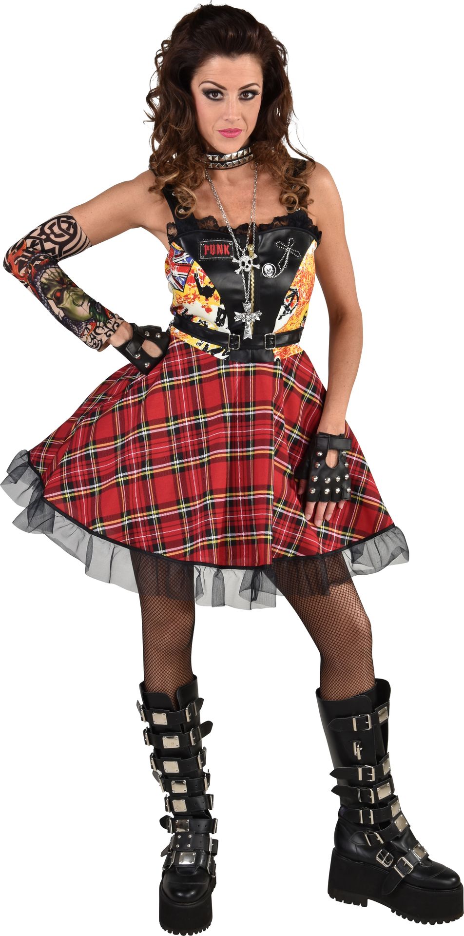 Punk jurkje vrouwen