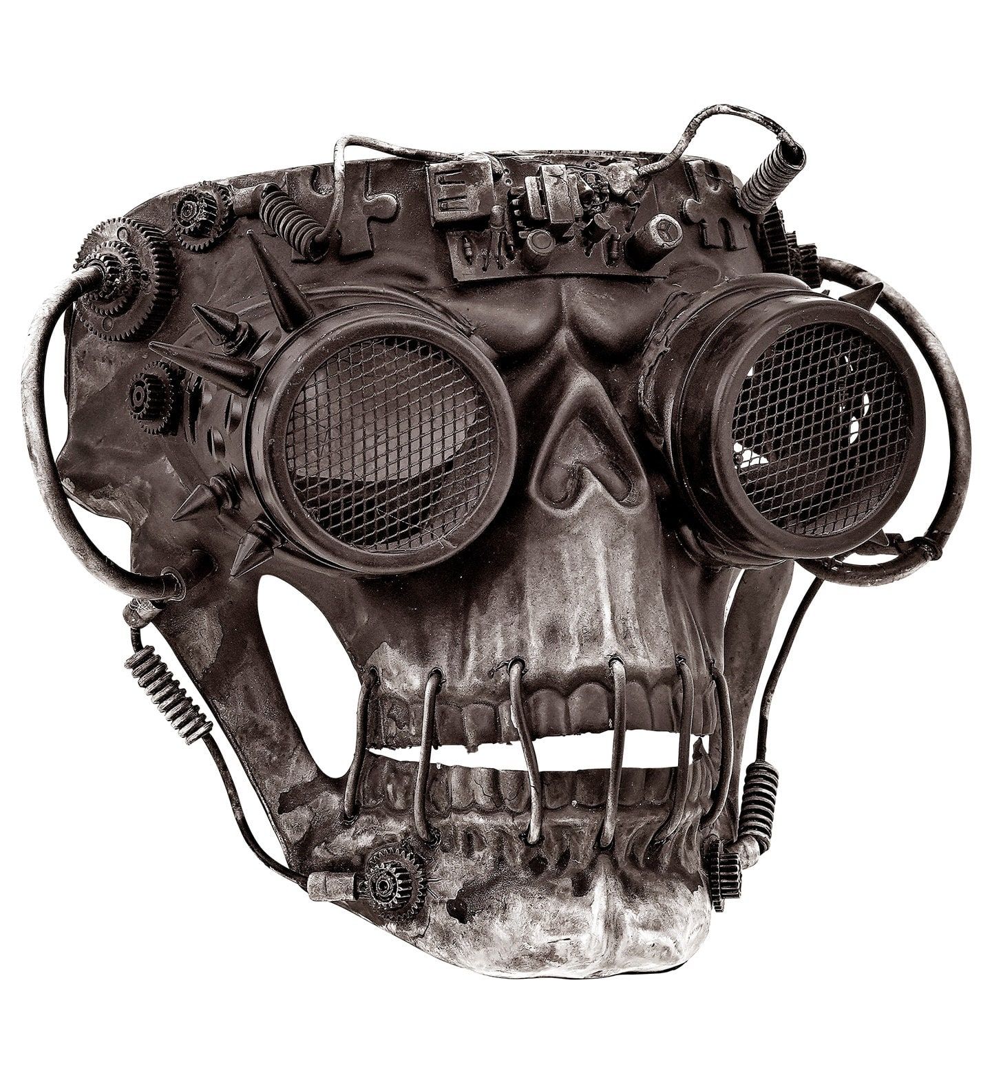 Punk Schedel Masker Zwart