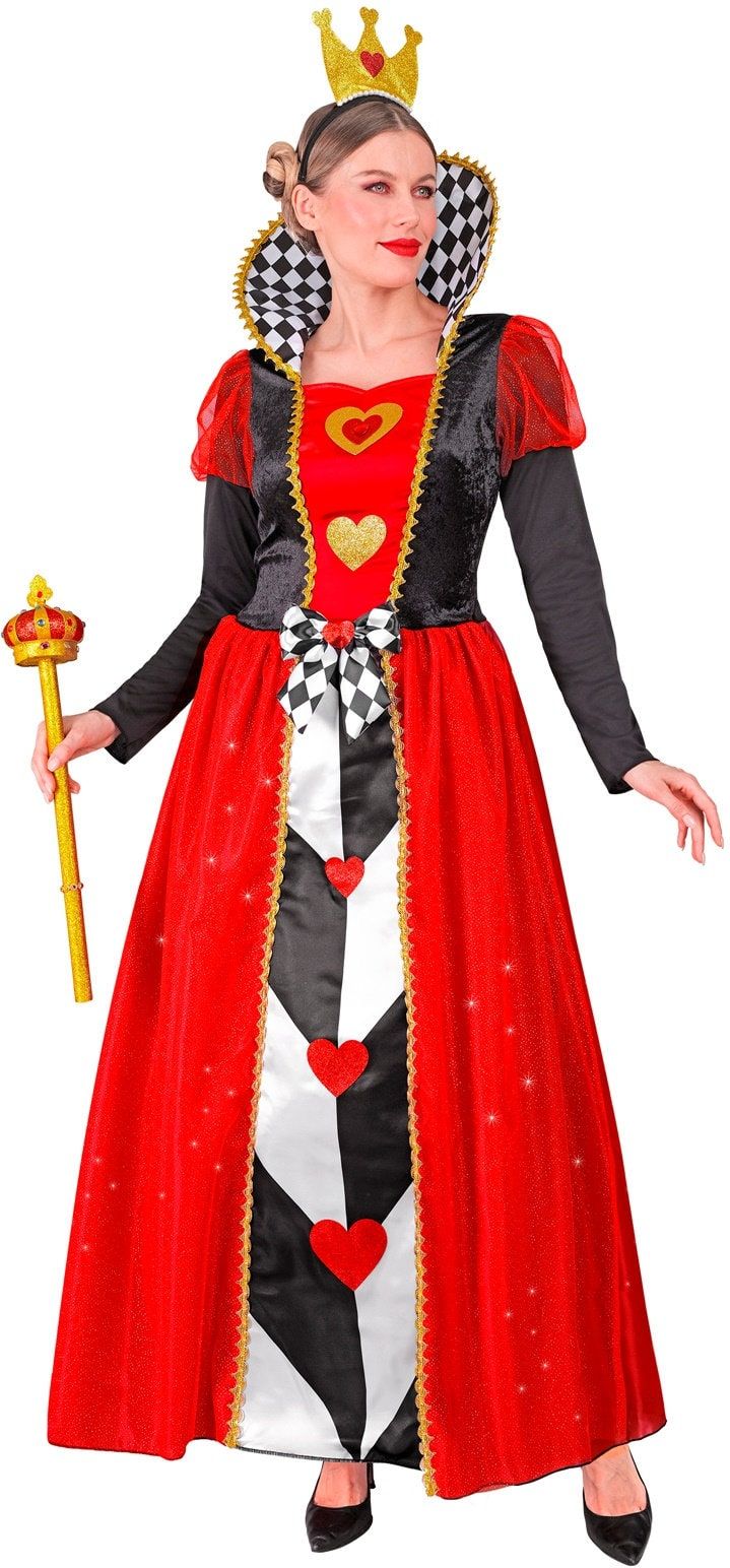 Queen of Hearts Kostuum Carnaval Vrouwen
