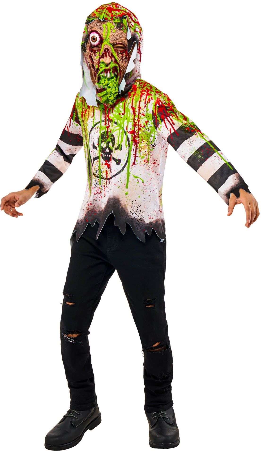 Radioactieve Zombie Kostuum Kinderen