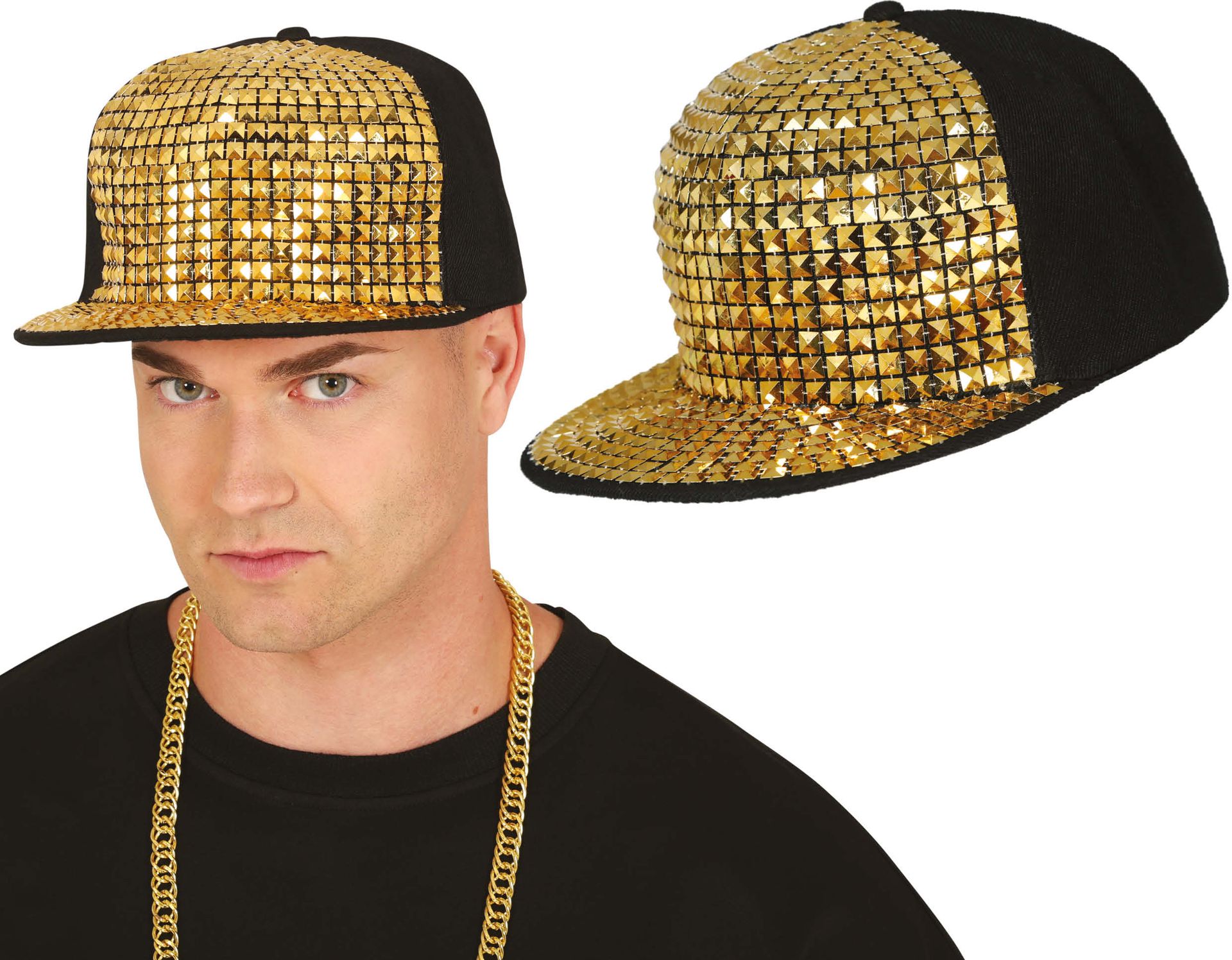 Rapper Pet 90's Gouden Studs