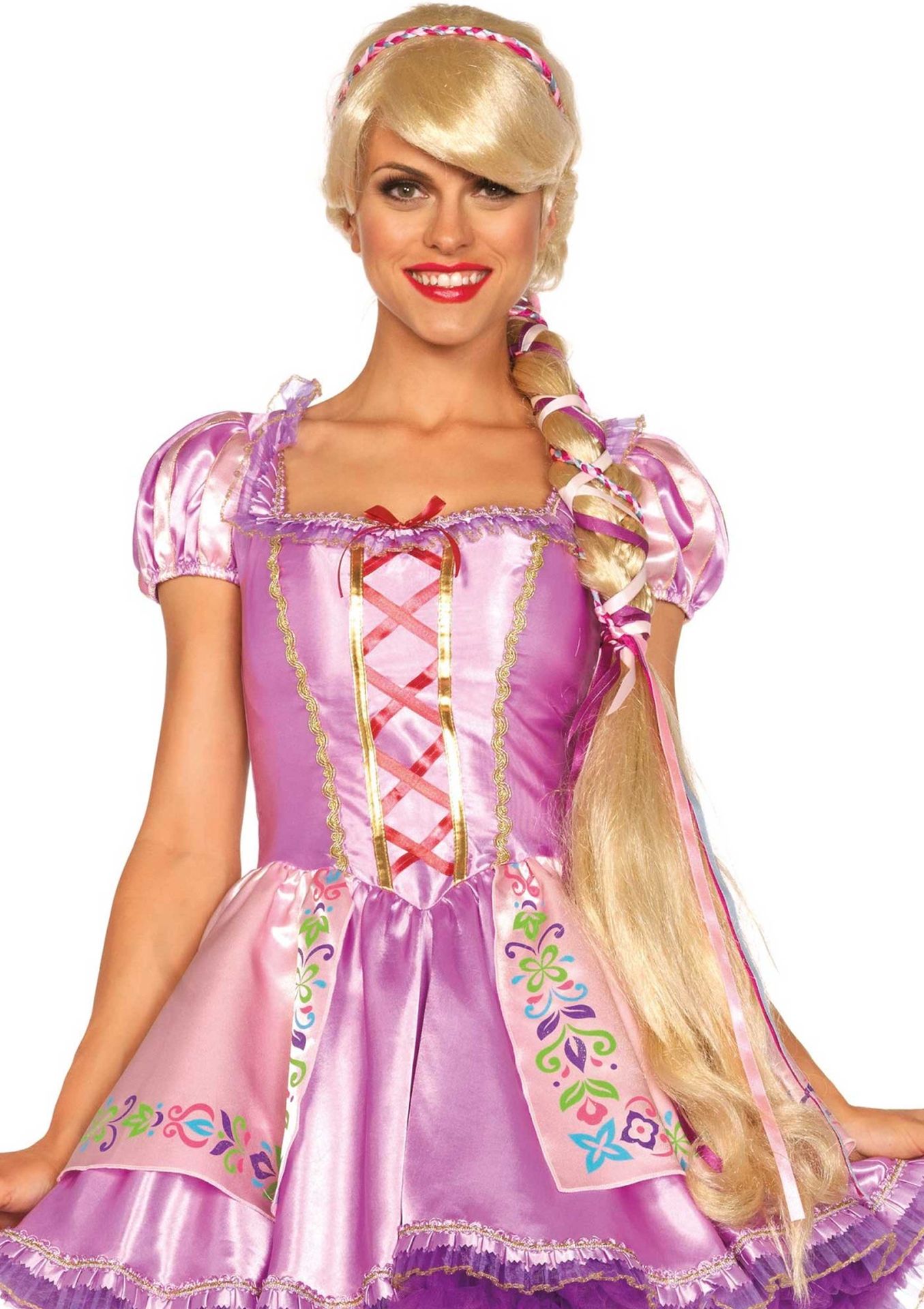 Blonde rapunzel pruik