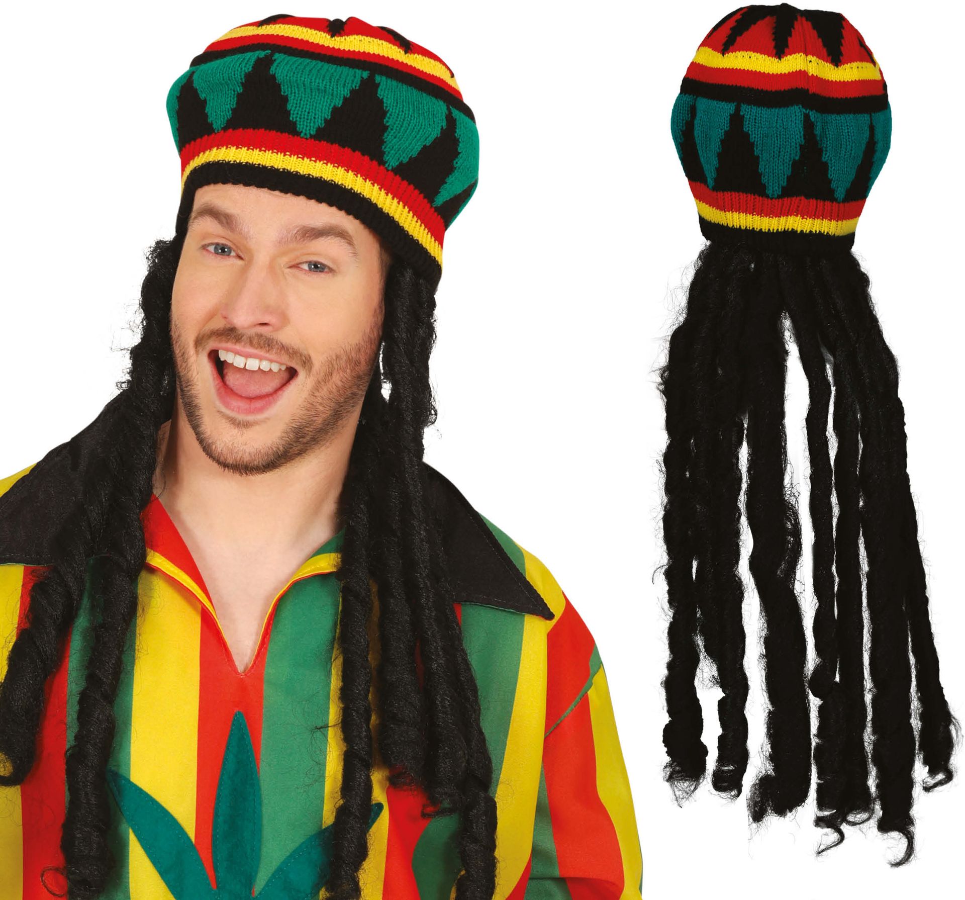 Rasta Hoed met Dreads