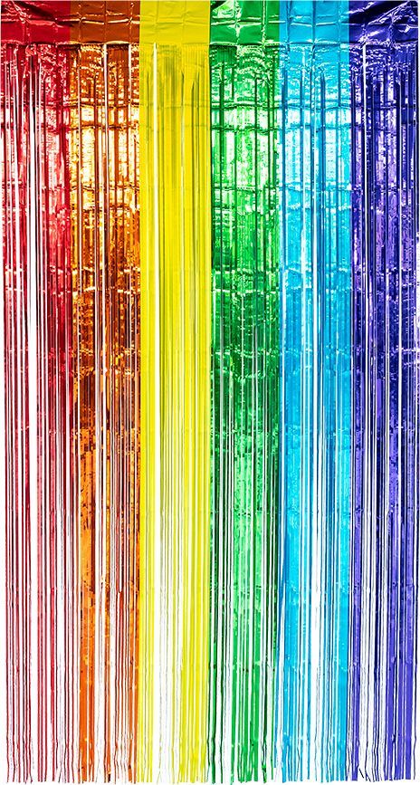 Regenboog Franjegordijn 200cm