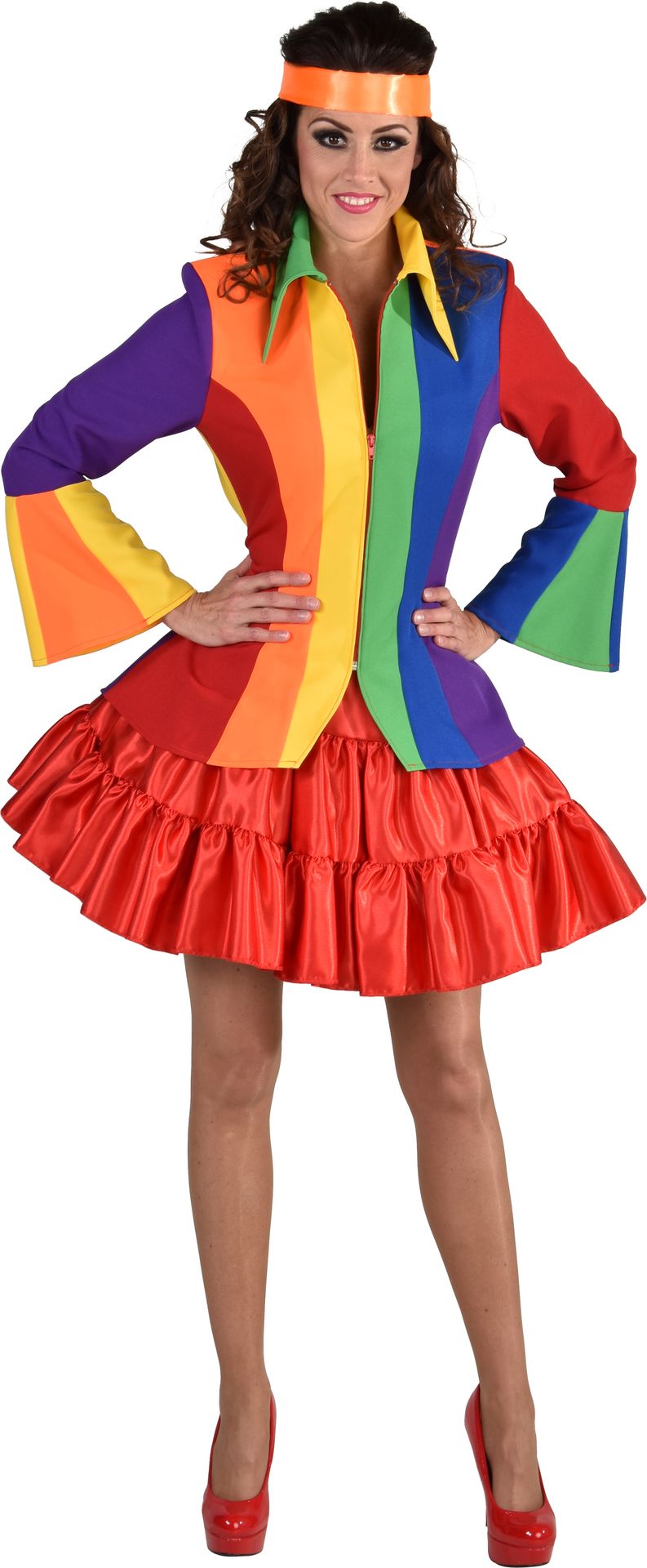 Regenboog jasje vrouwen