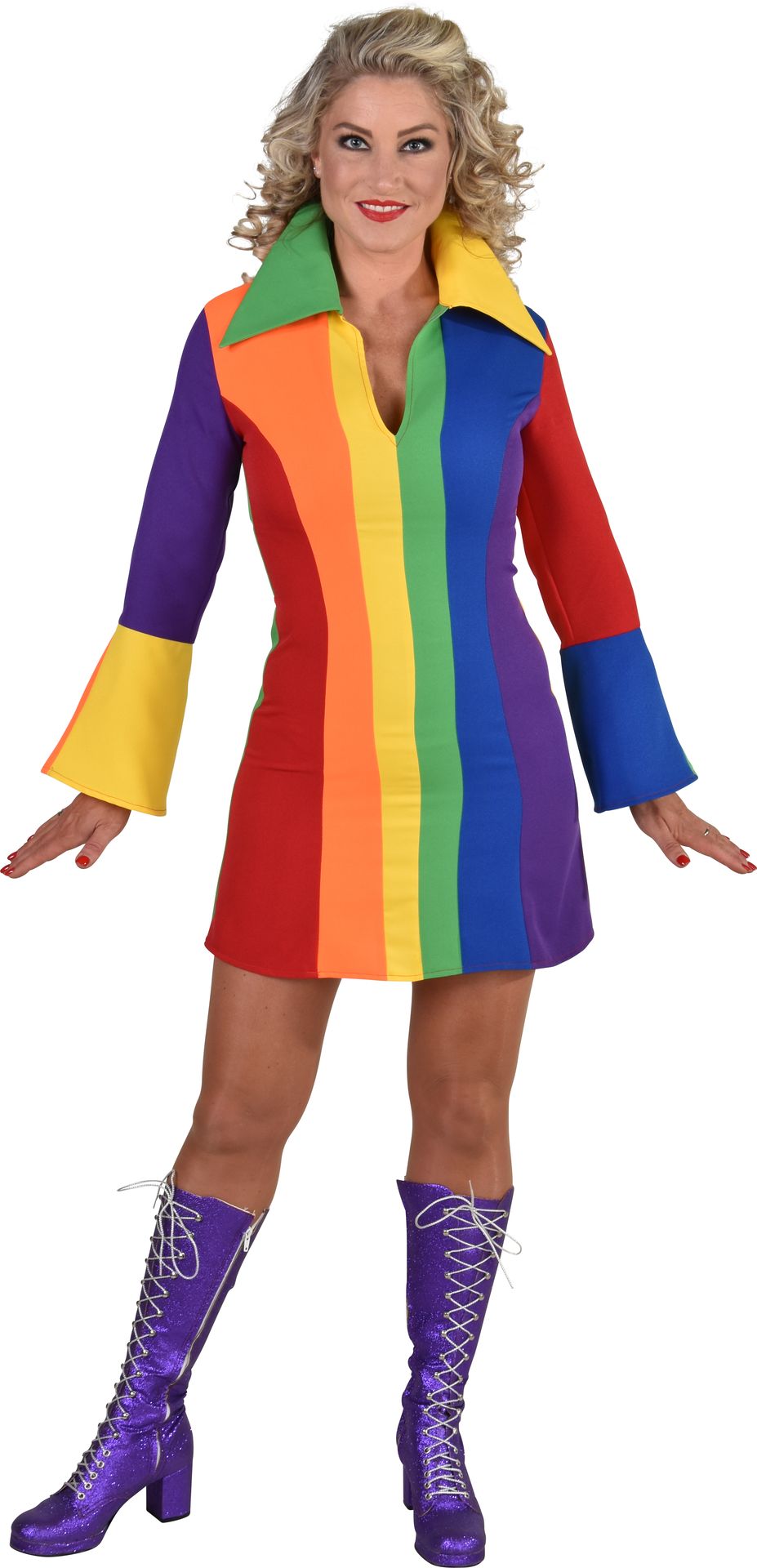 Regenboog jurkje vrouwen