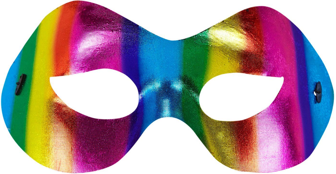 Regenboog oogmasker uniseks