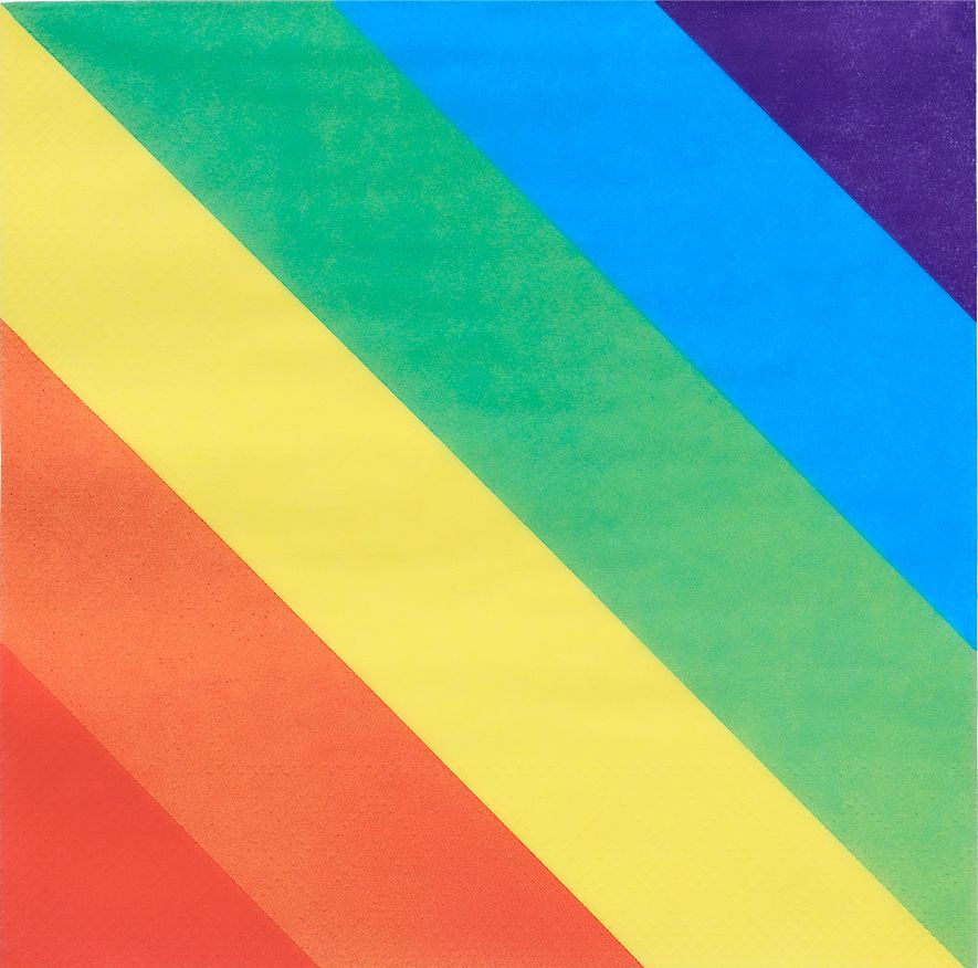 Regenboog papieren servetten gaypride 20 stuks