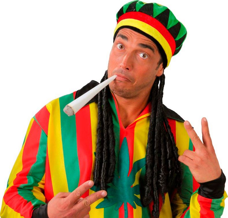 Reggae pet met dreadlocks