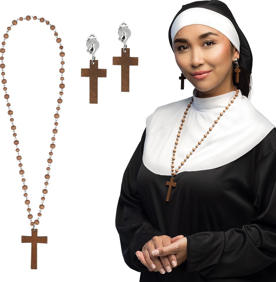 Religieuze Non Accessoireset 3-Delig