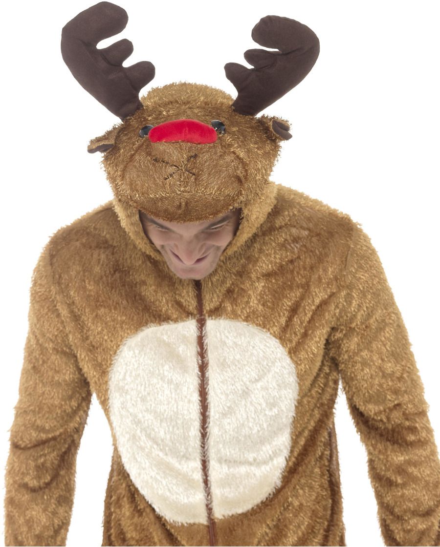 Rendier onesie kerstman Feestkleding.nl