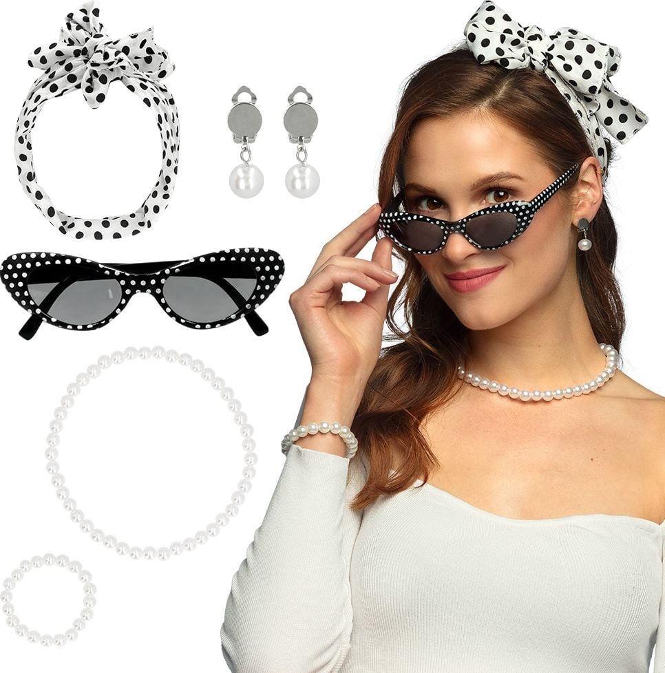 Retro 50's Accessoireset 6-Delig