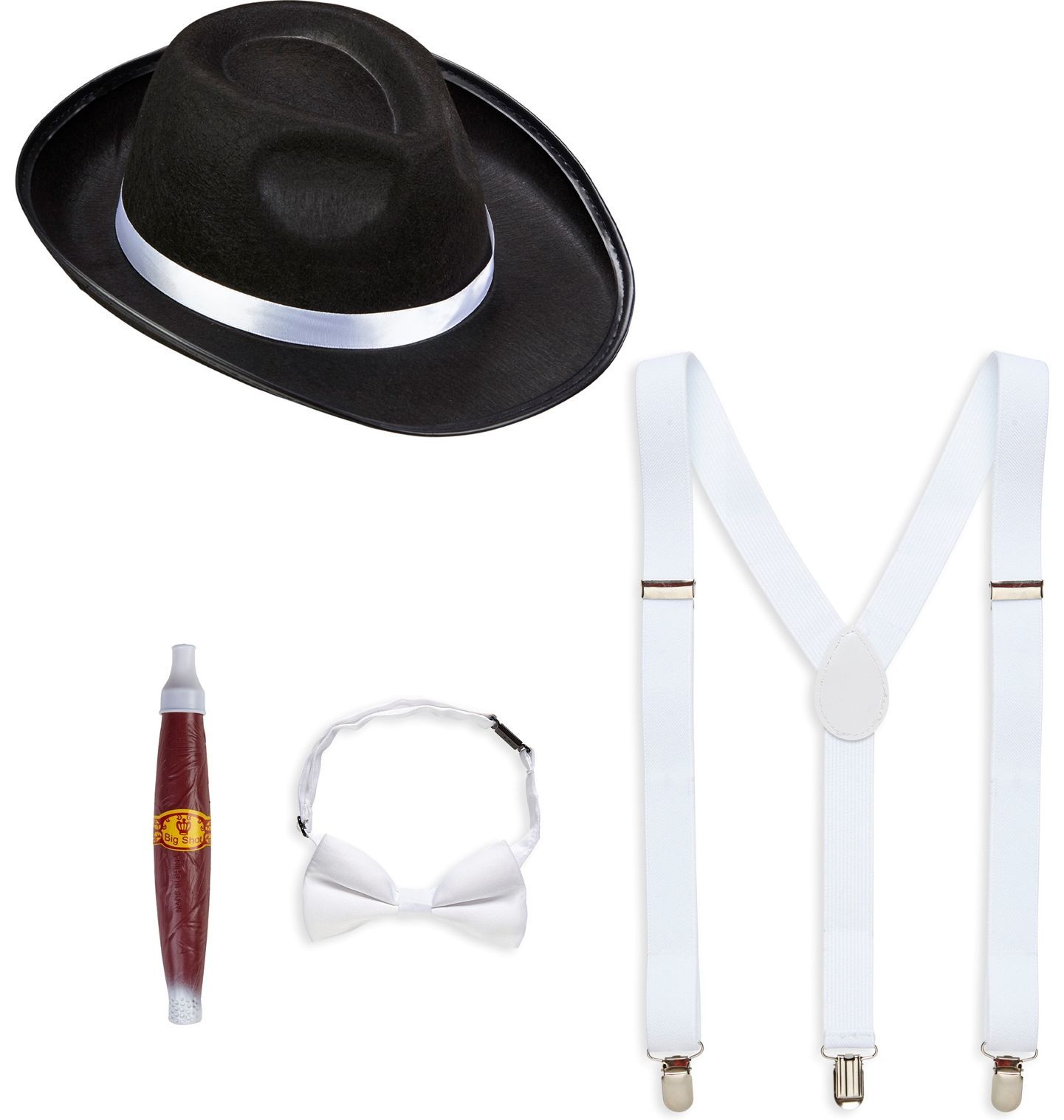 Retro accessoire set maffia gangster