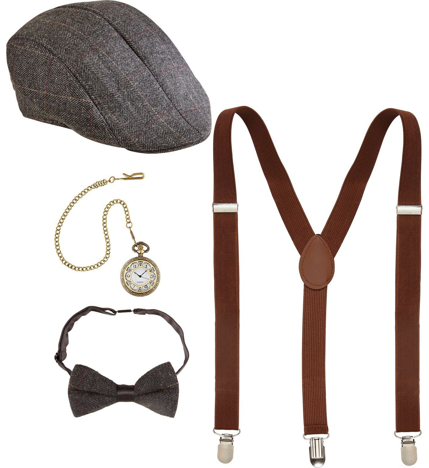 Retro accessoire set peaky blinders 20s