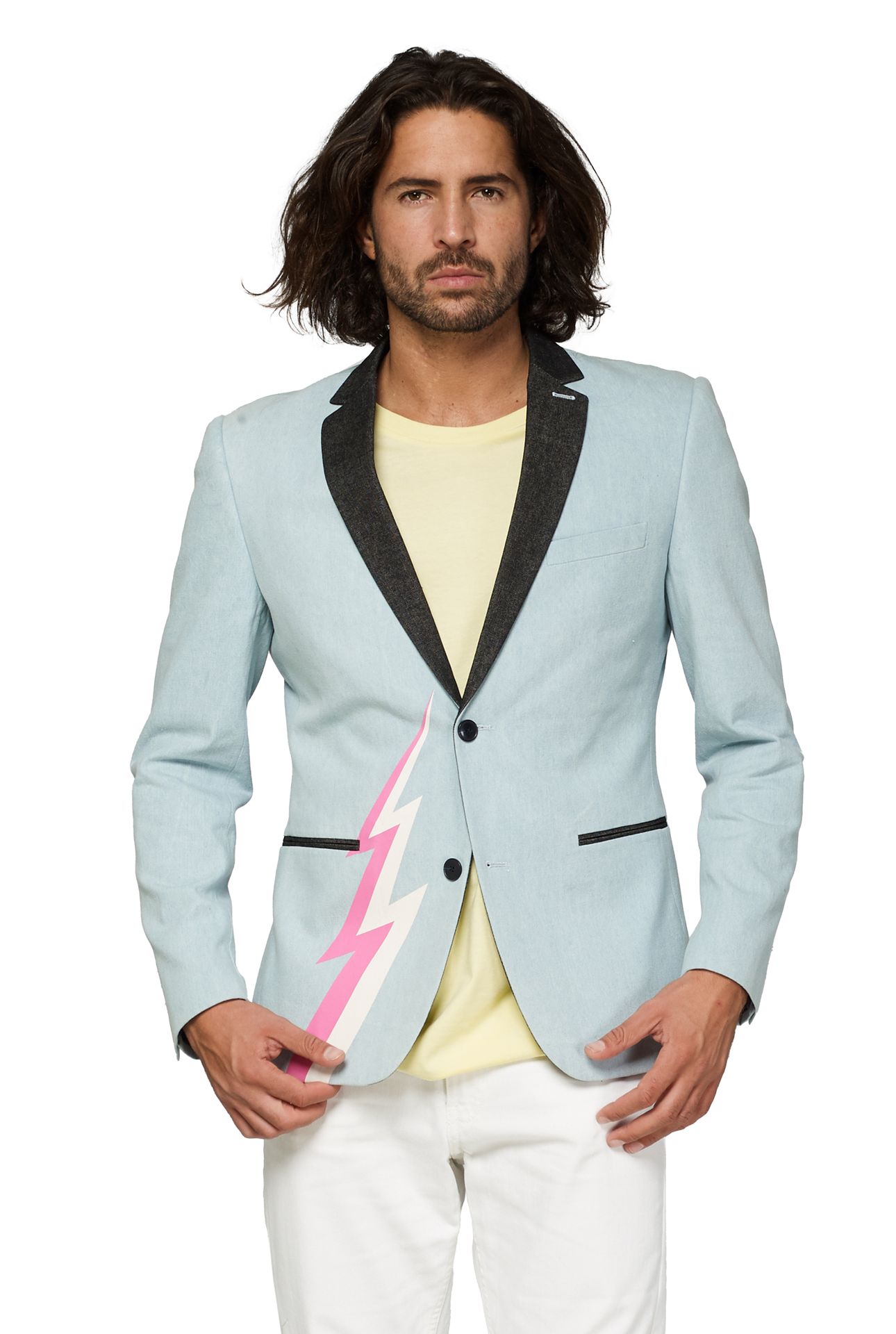 Retro - Bolt - Frisky Blue Blazer Heren Opposuits