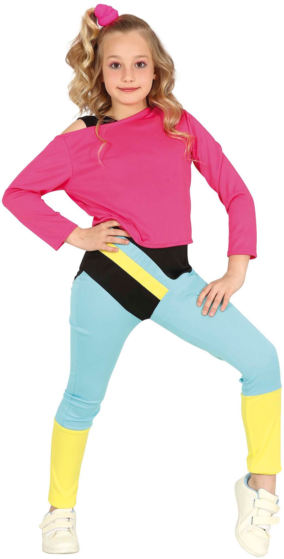 Retro foute fitness outfit meisjes
