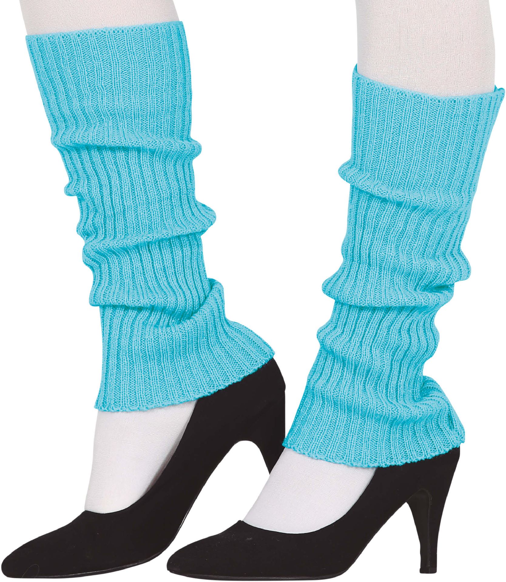 Retro Lichtblauwe Beenwarmers