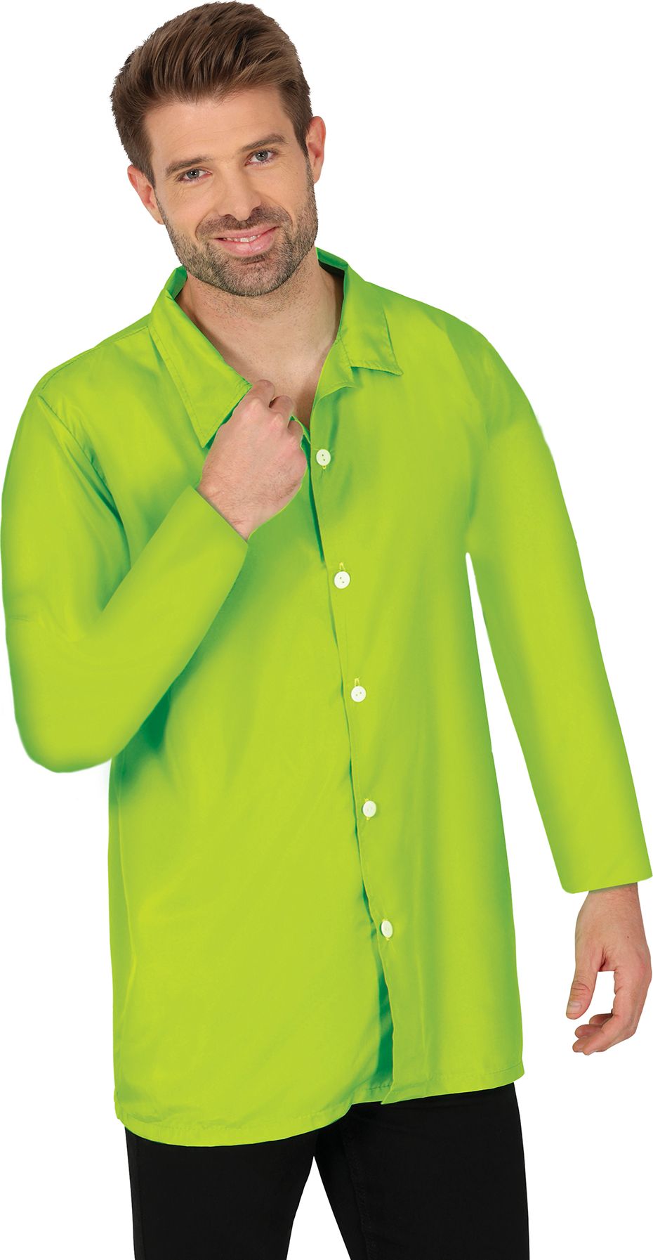 Retro Neon Groen 80's T-shirt Volwassenen