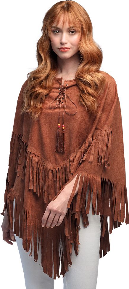 Retro Poncho 60's Hippie