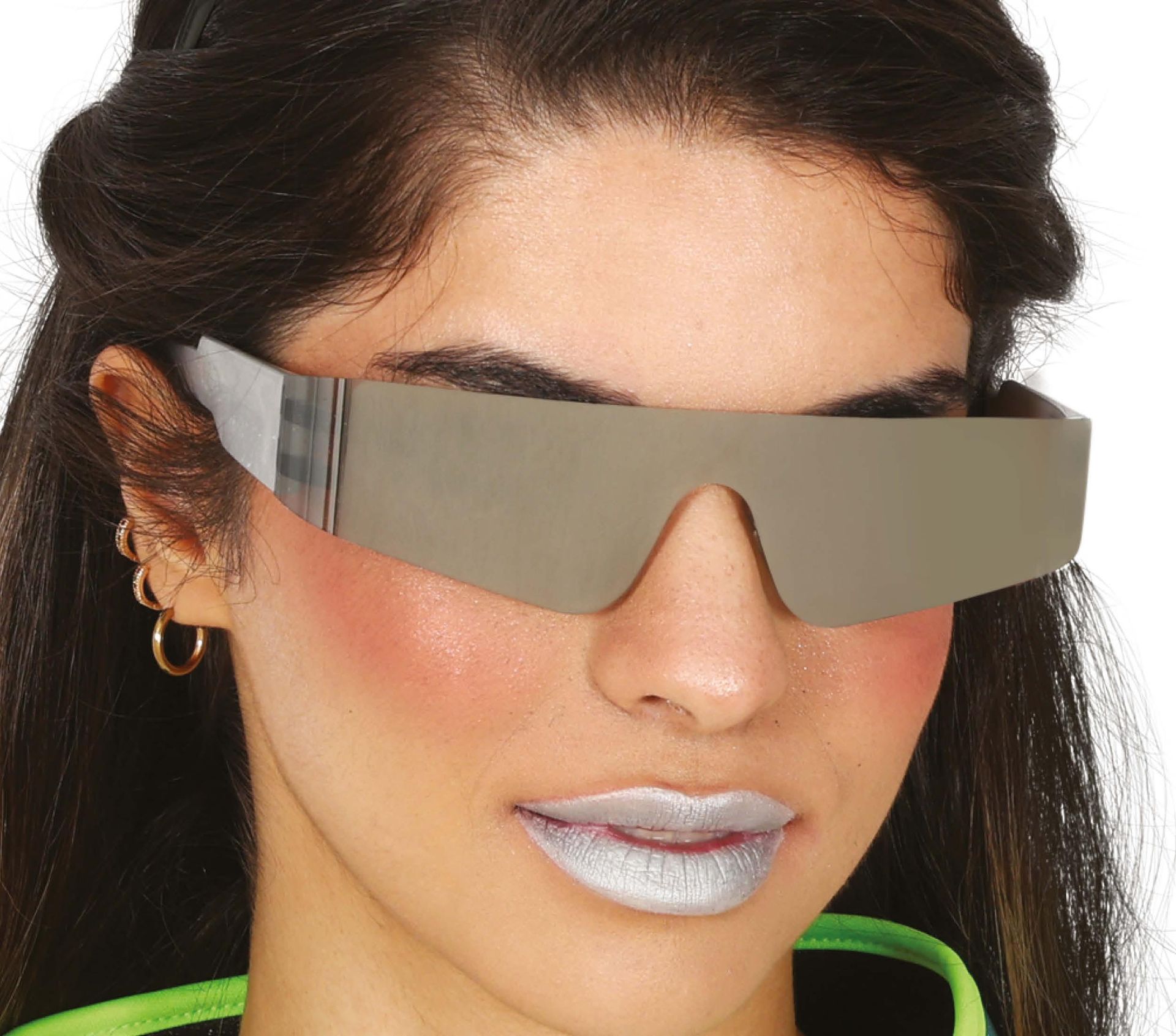 Retro Zilveren Space Bril