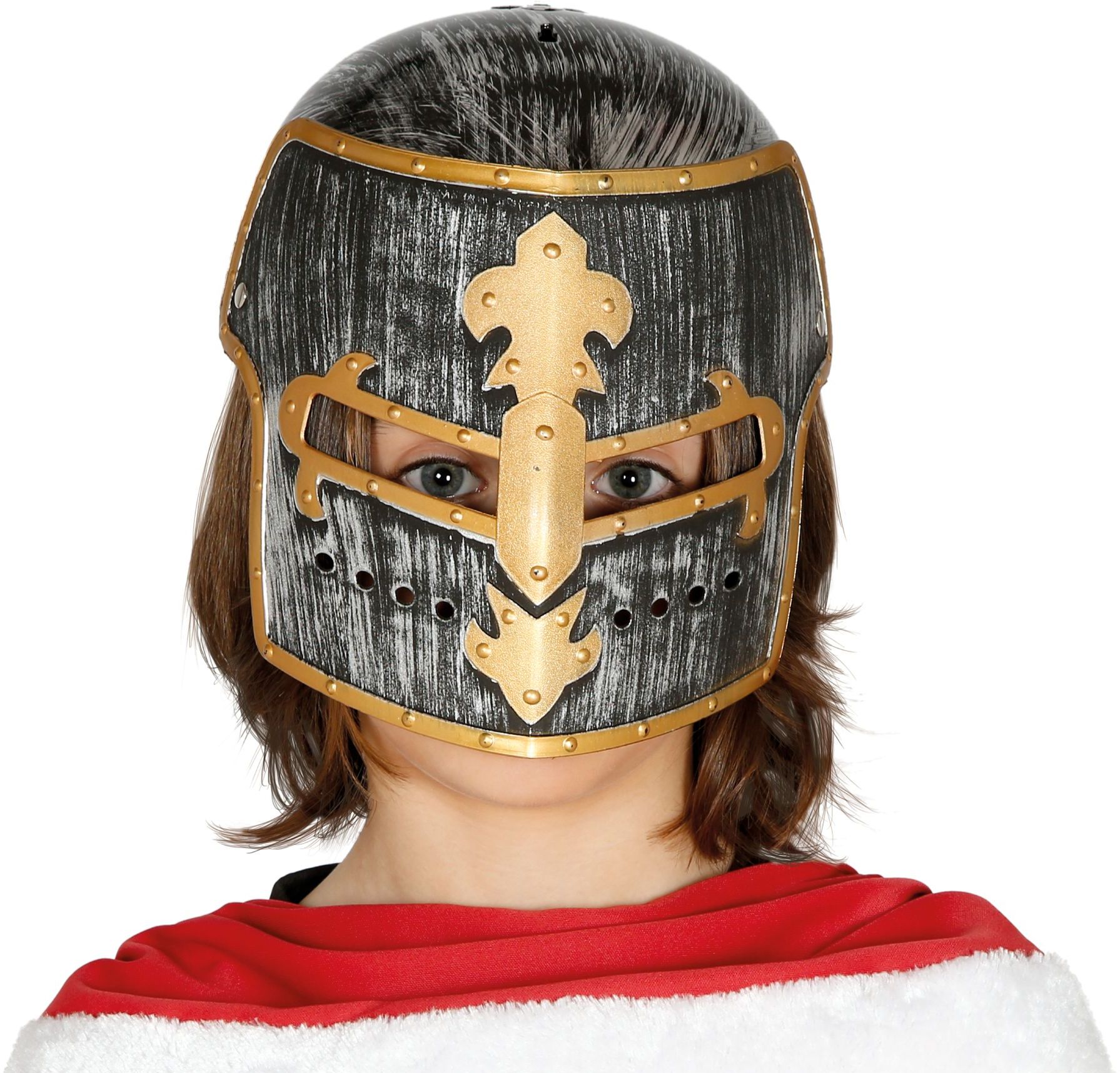 Ridder helm middeleeuwen kind |