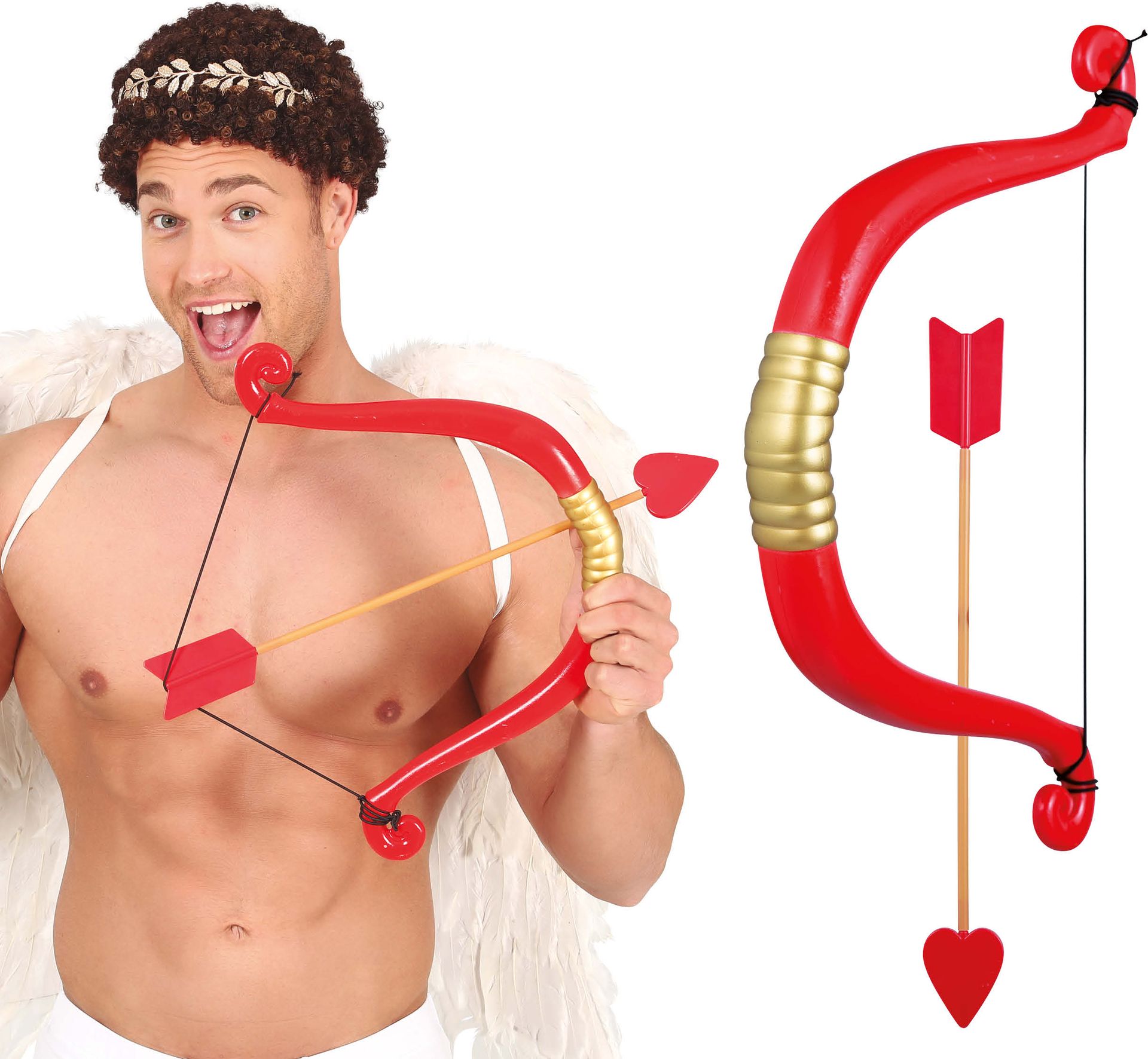 Rode Cupido Pijl en Boog
