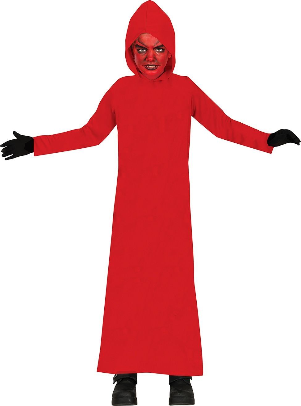 Rode Duivel Halloween Outfit met Kap Kinderen
