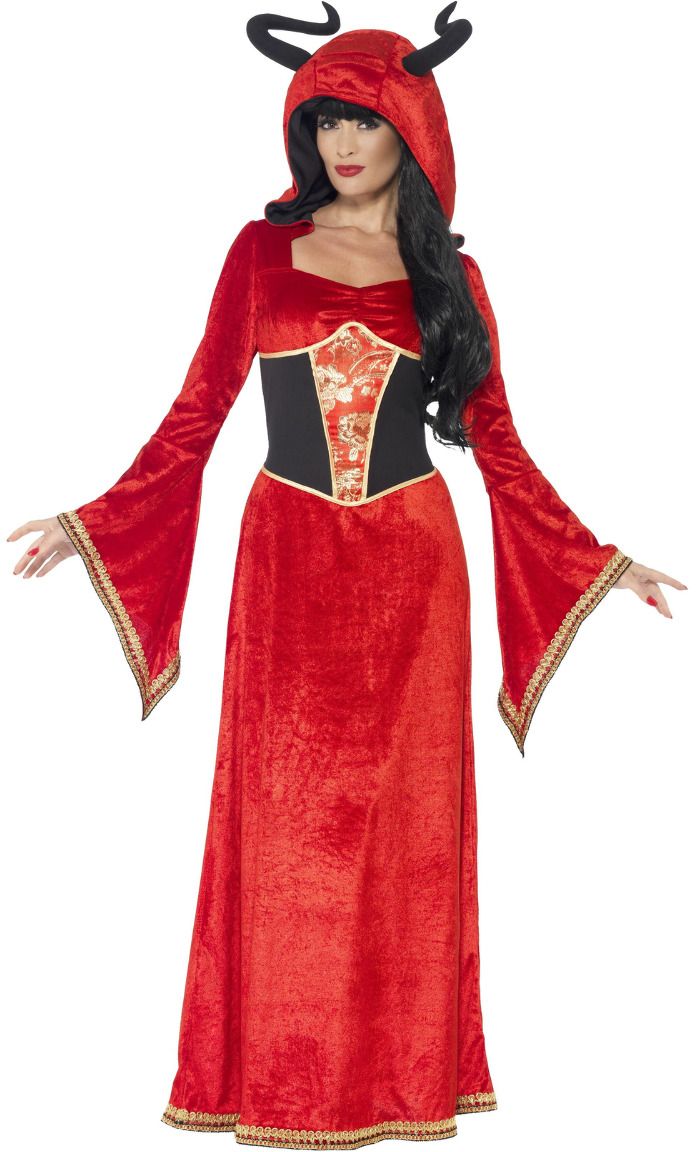 Rode Duivelse Vrouw Outfit