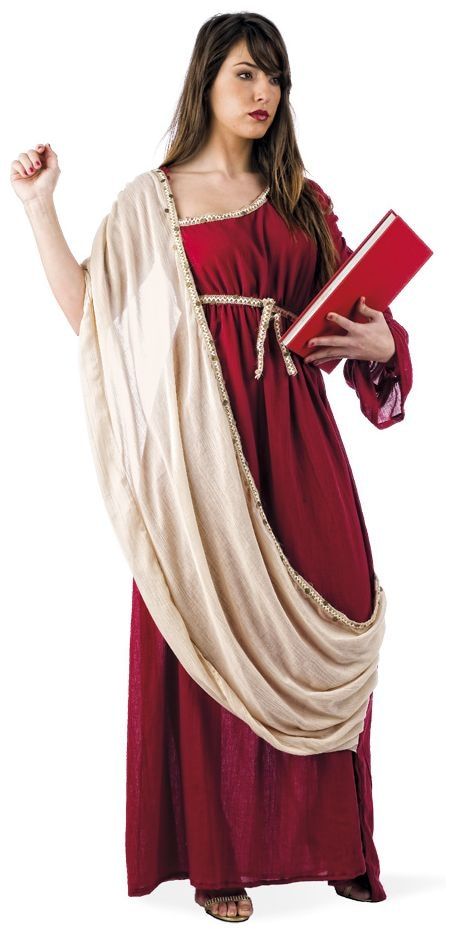 Rode Egyptische Alexandrië jurk