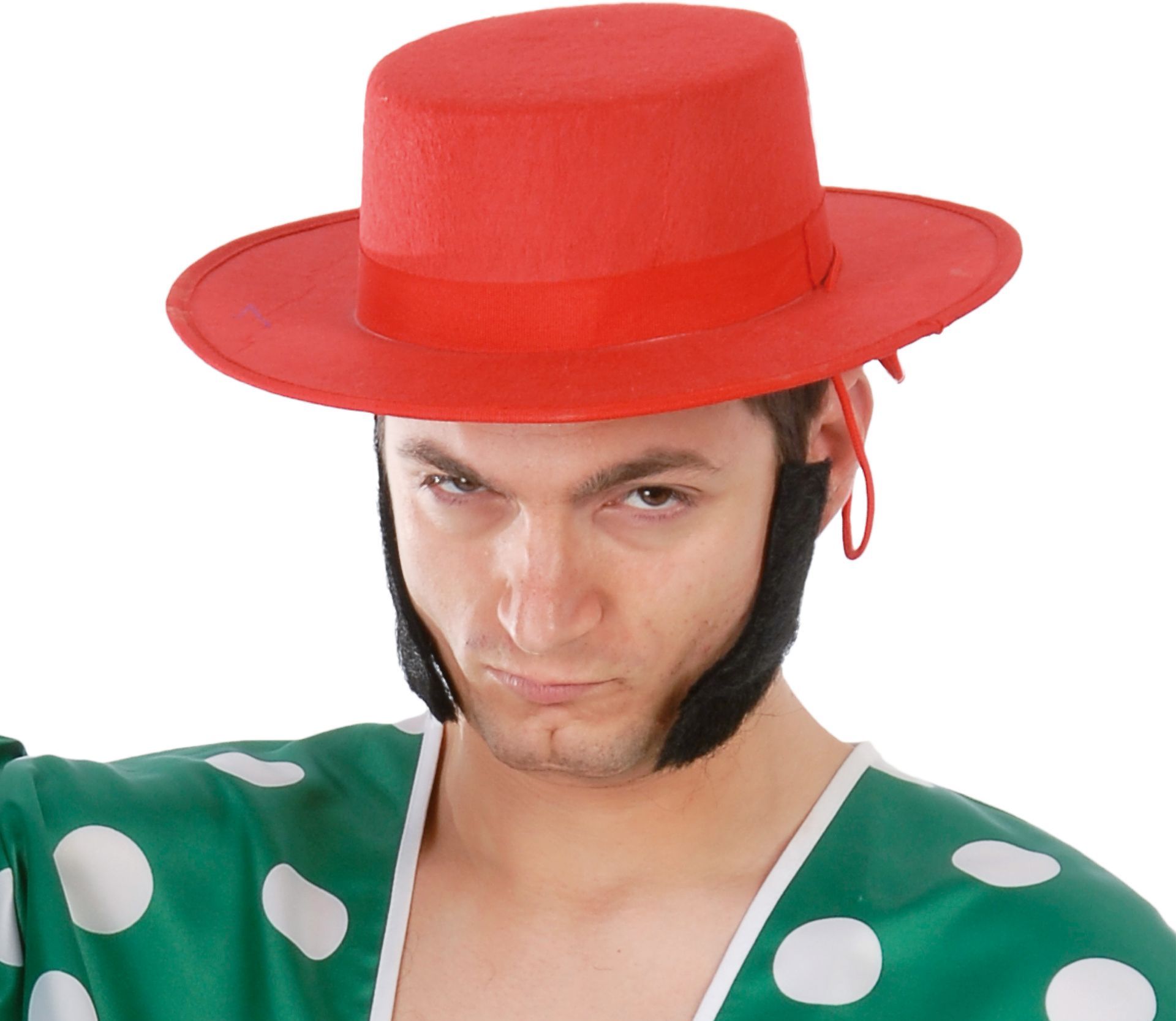 Rode flamenco hoed