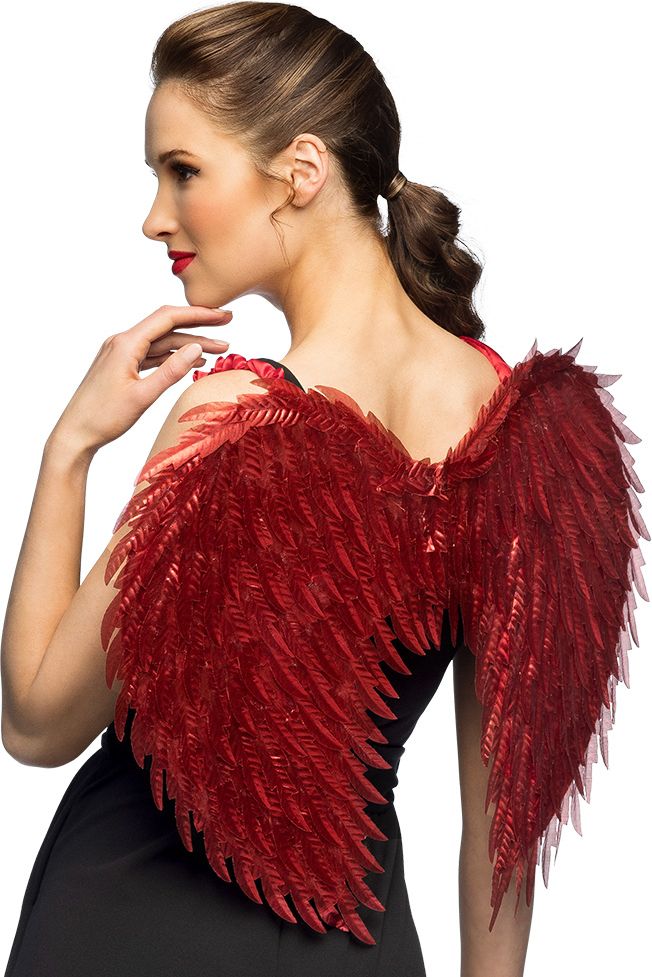 Rode Glamour Engel Vleugels