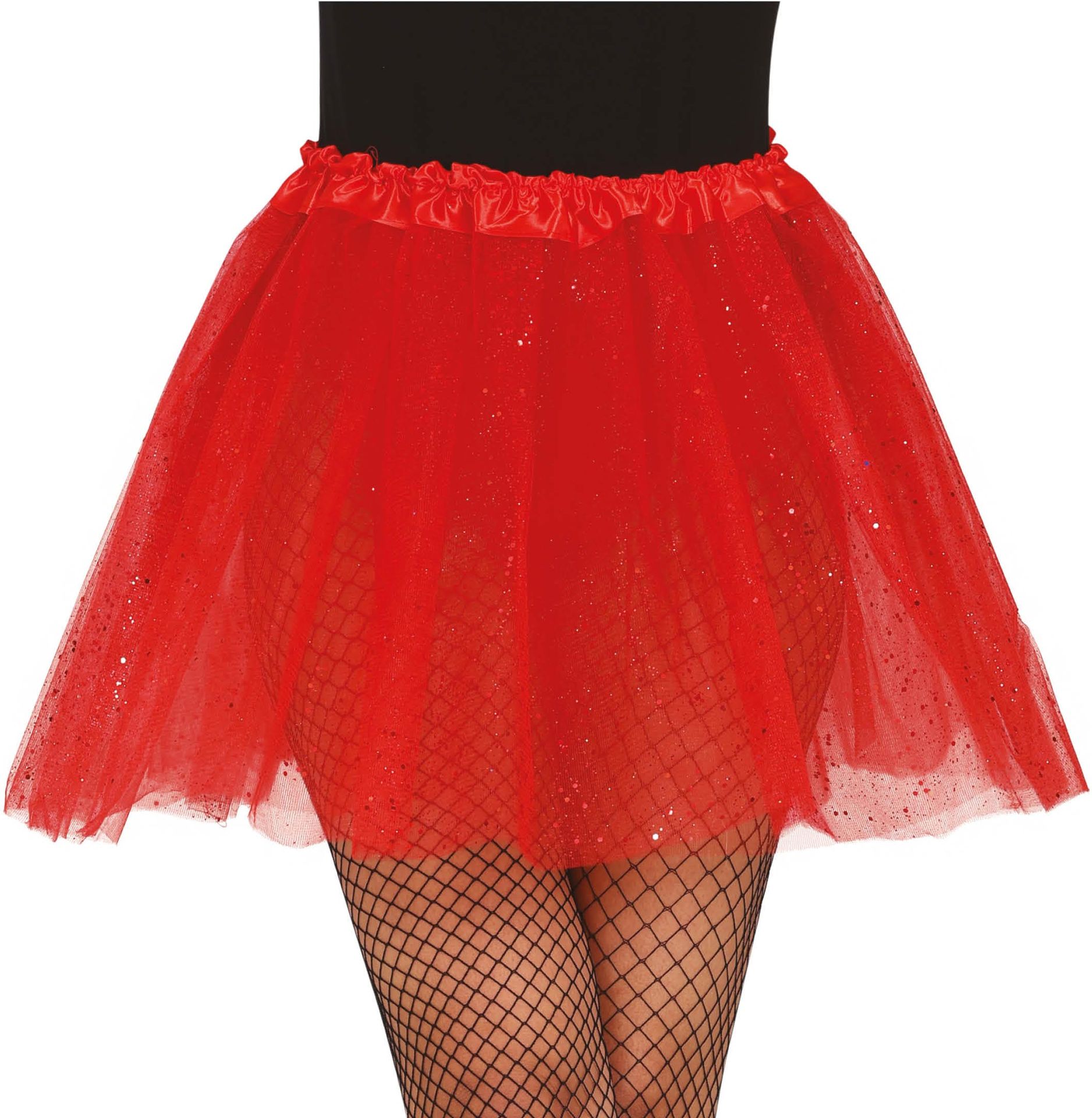 Rode Glitter Tutu Dames
